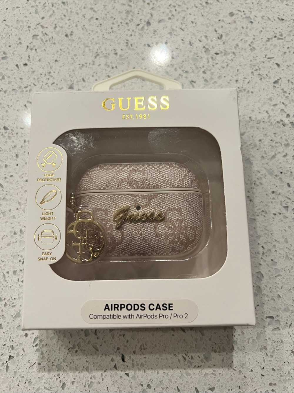 GUESS  Metallic Logo AirPods Pro Case